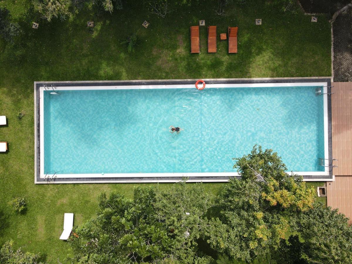 Nivadoo Resort Sigiriya Ngoại thất bức ảnh Aerial view of a swimming pool